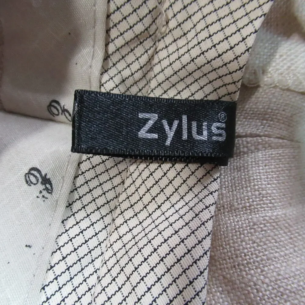 Zylus Pants Mens Size 38 Beige Quiet Luxury Hampton Chic Beach Prep Dress Slacks